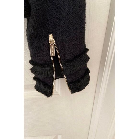 Karl Lagerfeld Paris tweed jacket with fringe - Picture 8 of 8